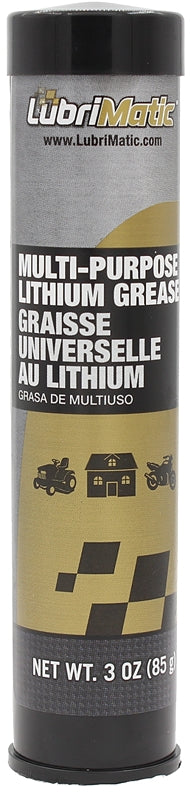 Plews & Edelmann LubriMatic 11312 Multi-Purpose Lithium Mini' Grease Guns, 3 oz. Cartridges, Amber (Pack of 3)