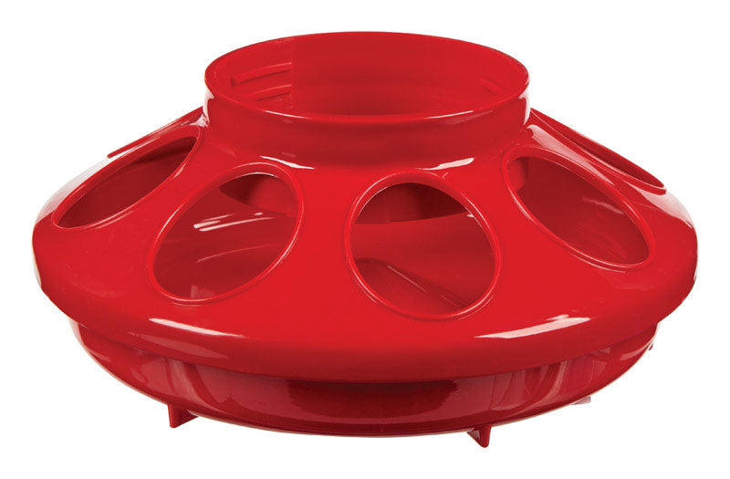 Little Giant Farm & Ag 806RED 1 Quart Red Baby Chick Feeder