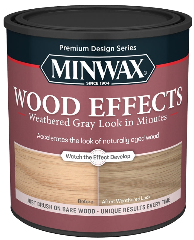 Minwax 402140000 Wood Effects, Weathered Gray, 1 Quart