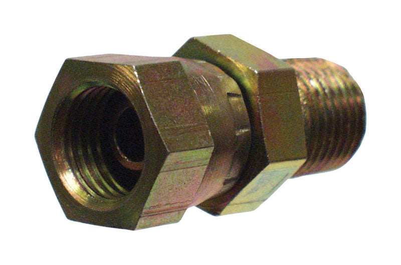 Apache Steel Hydraulic Adapter 1/2 in. Dia. x 1/2 in. Dia. 1 pk