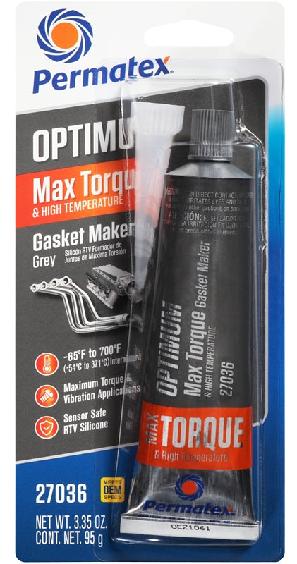 Permatex 27036 Grey Optimum Gasket Maker, 3.35 fl. oz