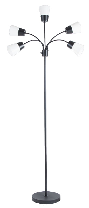 Boston Harbor Gs-f120121-02 Floor Lamp, Metal/Plastic Shade