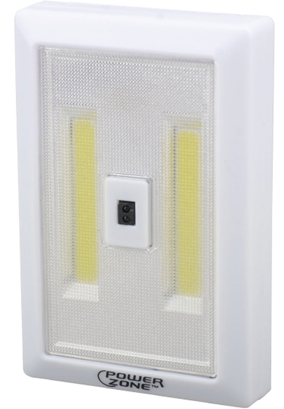Powerzone LED Light Switch, AAA Battery, 1 -LAMP, Motion Sensor Light Switch LAMP, 180 LUMENS, WH 12759