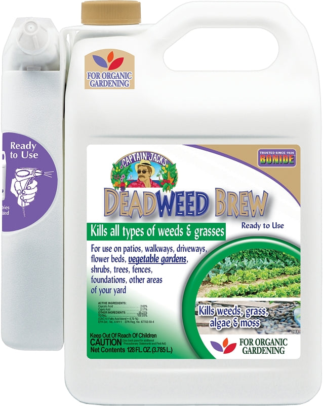 Bonide Captain Jack's Deadweed Brew with Power Sprayer Ready-to-Use, 128 oz