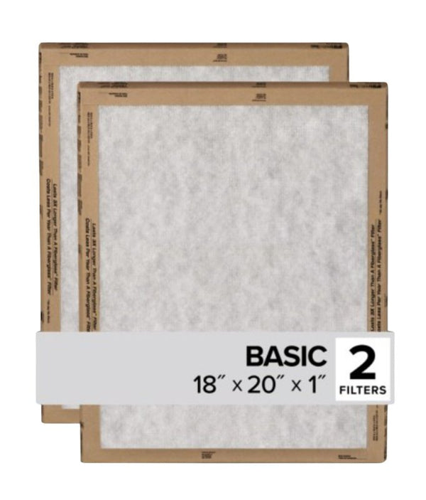 Filtrete AIR Filter 18X20X1MERV 2 FPL45-2PK-24 (24-Pack)