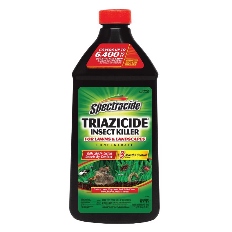 Spectracide Triazicide Insect Killer For Lawns And Landscapes Concentrate 40 Ounces