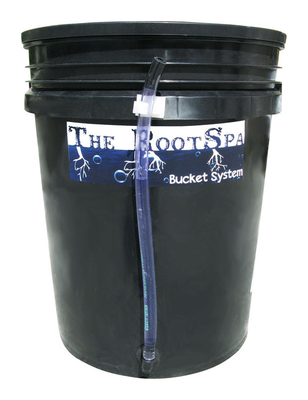 Hydrofarm RS5GALSYS Root Spa Deep Water Culture Bucket System, 5 Gallon, black