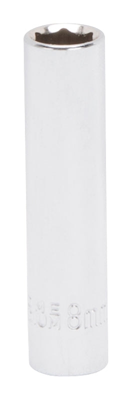 MINTCRAFT MT6487806 1 1 1 Deep Socket 8mm 1/4 Drive, 6-Point