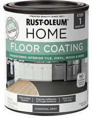 Rust-Oleum 365928 Floor Coating Base Coat Charcoal Gray Quart