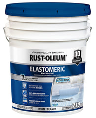 Rust-Oleum 301994 710 Series 301994 Elastomeric Roof Coating, White, 5 gal, Pail, Liquid