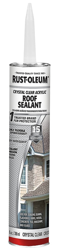 Rust-Oleum 301825 Clear Acrylic Roof Sealant 10.1oz