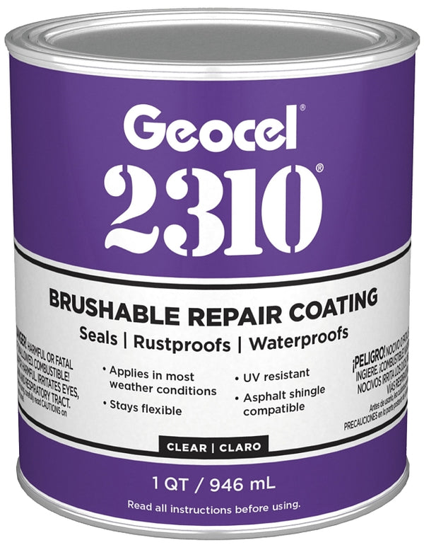 Geocel TRIPOLYMER BRUSHABLE Repair Coating 2310 Quart 2310 GC65200