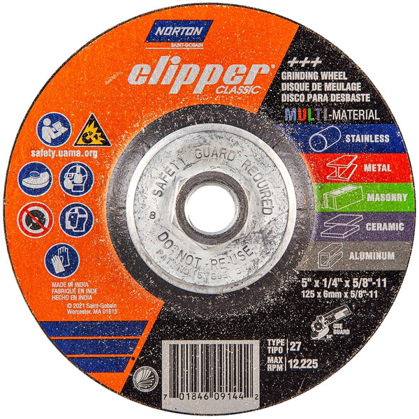 NORTON CLIPPER 70184609144 WHEEL GRINDING 5IN
