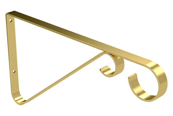 NATIONAL MFG CO N274555 9" Brass Plant Bracket, 9"