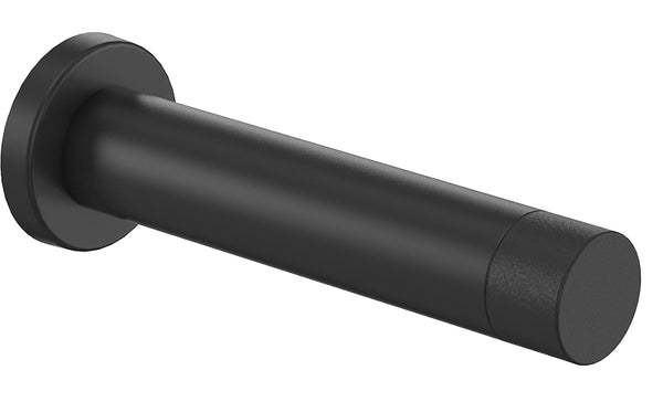 National Hardware N830-529 Cooper Door Stop, 3", Matte Black with Matte Black Tip