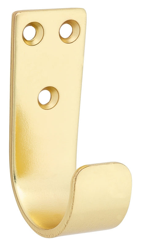 National Hardware N337-902 Cooper Multi-Purpose Hook, 2-5/16", Brushed Gold (2-Pack)