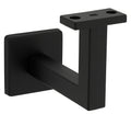National Hardware N830-524 Reed Handrail Bracket, 1 Count (Pack of 1), Matte Black
