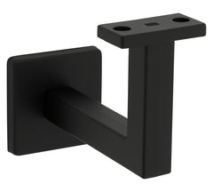 National Hardware N830-524 Reed Handrail Bracket, 1 Count (Pack of 1), Matte Black