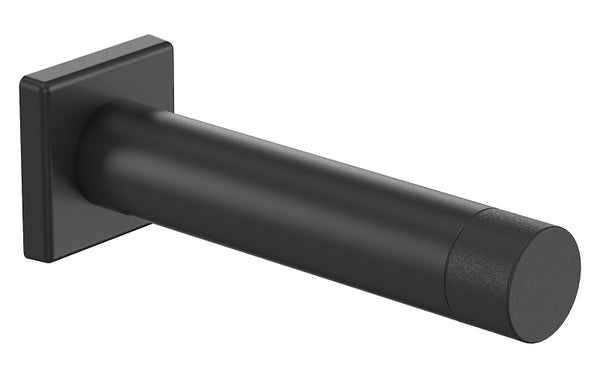 National Hardware N830-526 Reed Door Stop, 3", Matte Black with Matte Black Tip