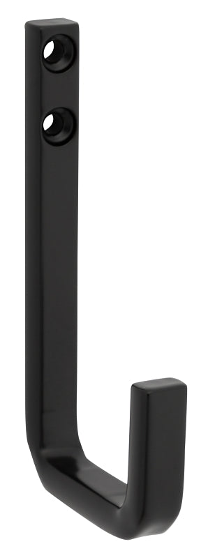 National Hardware N337-915 Reed Modern Hook, 4", Matte Black