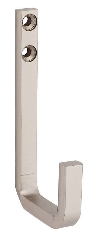 National Hardware N337-916 Reed Modern Hook, 4", Satin Nickel