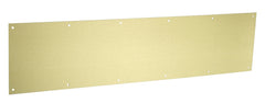 National Hardware N270-353 Kick Plate, 8" x 34", Brushed Gold