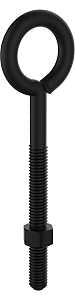 National Hardware N820-098 Eye Bolt, 3/8" Ã 5", Storm Shine Finish