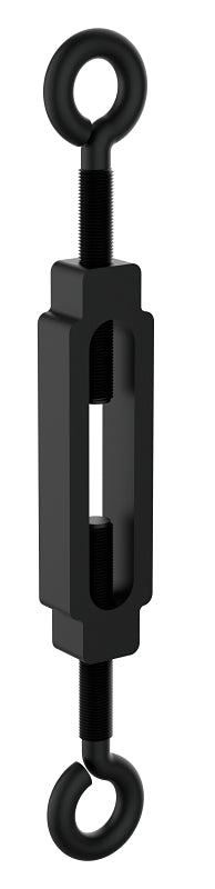 National Hardware N820-121 Turnbuckle Eye, 1/4" x 7-1/2", Black