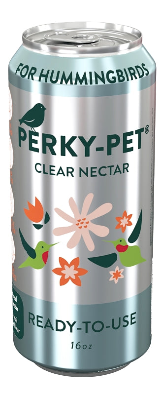 Perky-Pet 521 16 oz Hummingbird Nectar Ready to Use - Clear - Case of 12