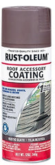 Rust-Oleum 285222 Roof Accessory Spray Paint, 12 oz, Rustic Slate/Brown