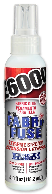 E6000 565004 Fabri-Fuse Adhesive - 4 fl oz Shelf Bottle