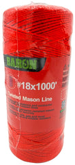BARON MFG LINE Mason ORNG NO18 X 1000FT 10821