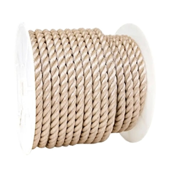 BARON MFG Rope Polyp TWT TAN 5/8INX140FT 50120