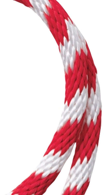 BARON MFG Rope Derby RED/WHT 3/8INX50FT 51214