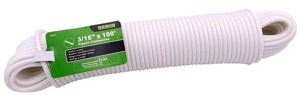 BARON MFG Clothesline Poly 3/16INX100FT 52604