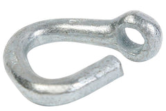 Baron 383-3/8 Cold Shut, 3/8 in Trade, 1900 lb Working Load, Steel, Zinc-Plated