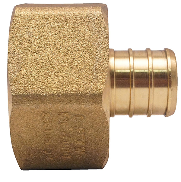 Apollo Apxfa34b1f Pex Barb Adapter, 3/4 Inch X 1 Inch, Brass
