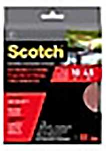 Scotch Extreme Fasteners, 1" x 10', Clear (RF6760) 2 Roll/Pack