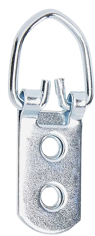 National Hardware N261-490 10 Piece D-Ring Picture Hangers with Screws Holds up to 60 LBS, Zinc Plated