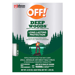 OFF! 54996 skin insect repellent towelette