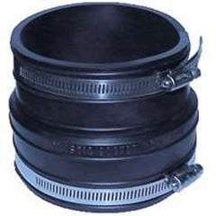 Fernco P1059-33 Flexible PVC Coupling For 3" Plastic Socket to Pipe Plumbing Connections