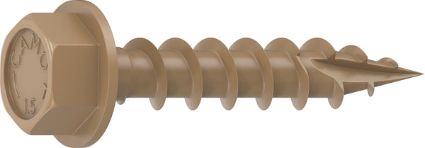 CAMO 1-1/2" x 1/4" Multi-Purpose Hex Head Structural Screw - 250 Count 0364094