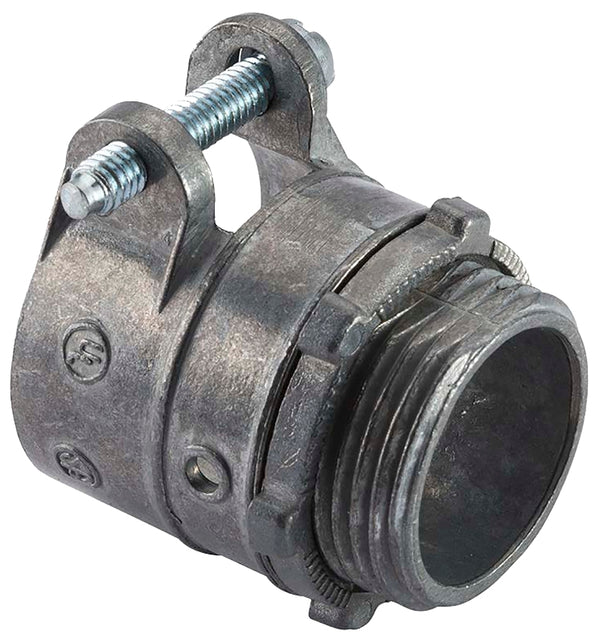 Halex, 1/2 in. Flexible Metal Conduit (FMC) Squeeze Connector , 20421, 3 per pack