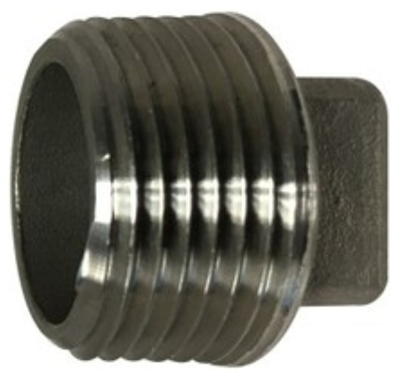 Anderson Metals 62672B PLUG SQUARE HEAD SS 3/8IN