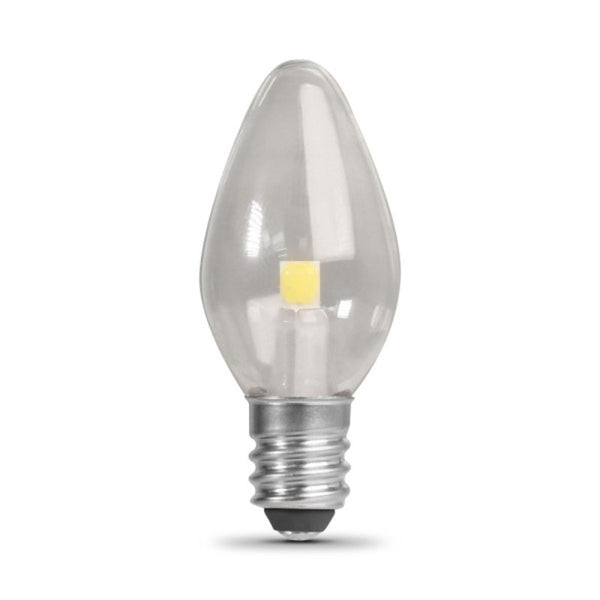 Feit Electric 3935160 7 watt Equivalence 0.5 watt 30 Lumen C7 Nightlight LED Bulb, Warm White - Pack of 4 BP7C7/827/LED/4