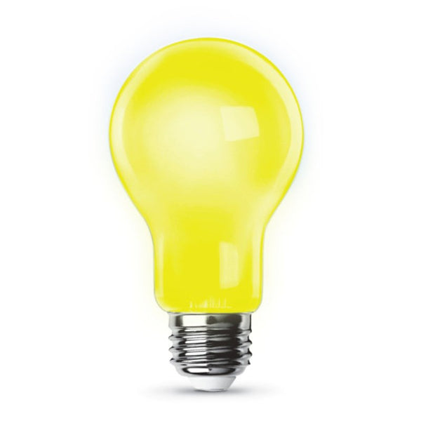 Feit Electric A19100/BUG/LED 100W EQ Non DM LED Light Bulb, Yellow, Pack of 1