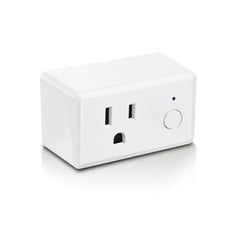 Feit Electric WiFi Work with Alexa and Google Home, Feit App, No hub required, Remote Control From Anywhere 15 Amp Smart Outlet Plug, Indoor, 120 volts, Plastic, White Plug/Wifi