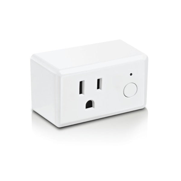 Feit Electric WiFi Work with Alexa and Google Home, Feit App, No hub required, Remote Control From Anywhere 15 Amp Smart Outlet Plug, Indoor, 120 volts, Plastic, White Plug/Wifi