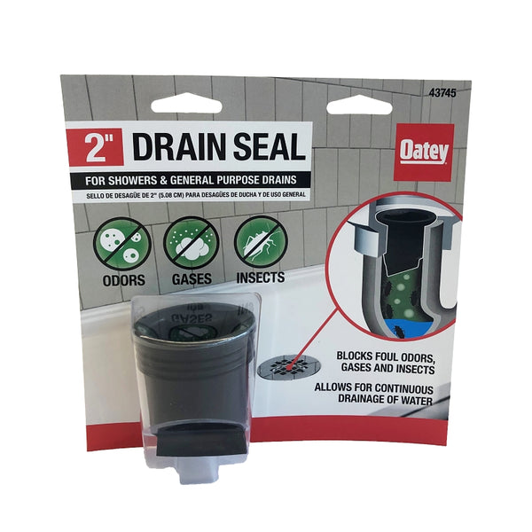 Oatey 43745 Seal for 2 Inch Shower and Floor Drain, No Size, Black