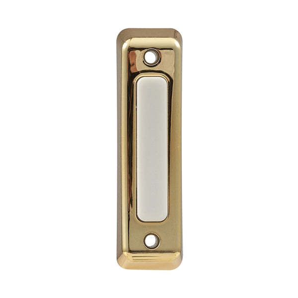 Heathco 711P-B Brass Wired Doorbell 18000112